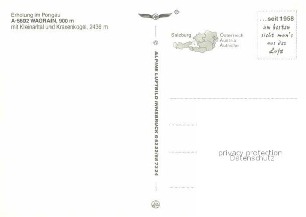Wagrain Salzburg Fliegeraufnahme mit Kleinarltal und Kra – Bild 2