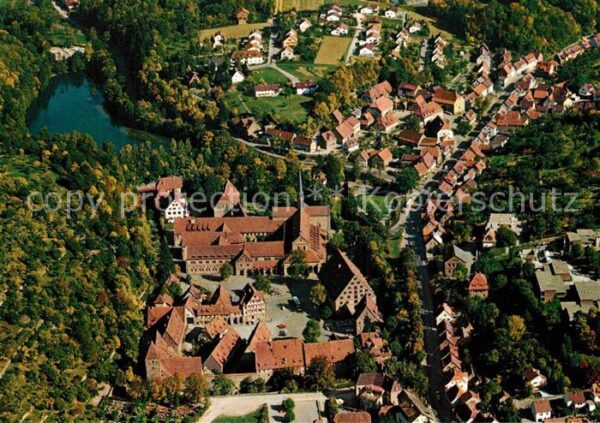Maulbronn Fliegeraufnahme mit Zisterzienser-Klost