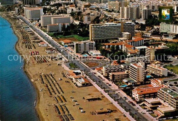 Torremolinos Fliegeraufnahme mit Strand Paseo Mariti
