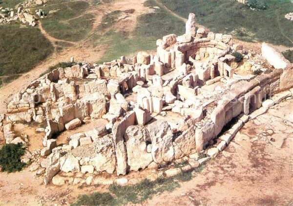Malta Fliegeraufnahme Prehistoric Temples Mag