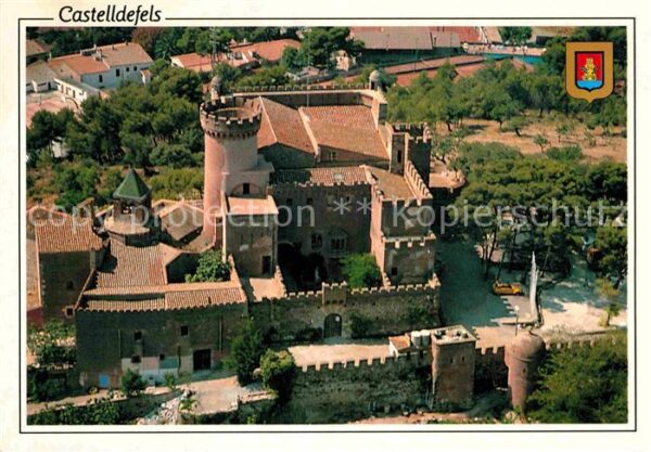 Castelldefels Fliegeraufnahme