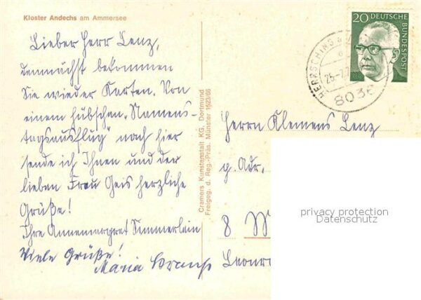 Kloster Andechs Fliegeraufnahme mit Ammersee – Bild 2