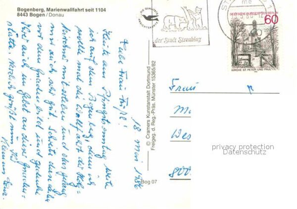 Bogen Niederbayern Fliegeraufnahme Bogenberg Marienwallfah – Bild 2