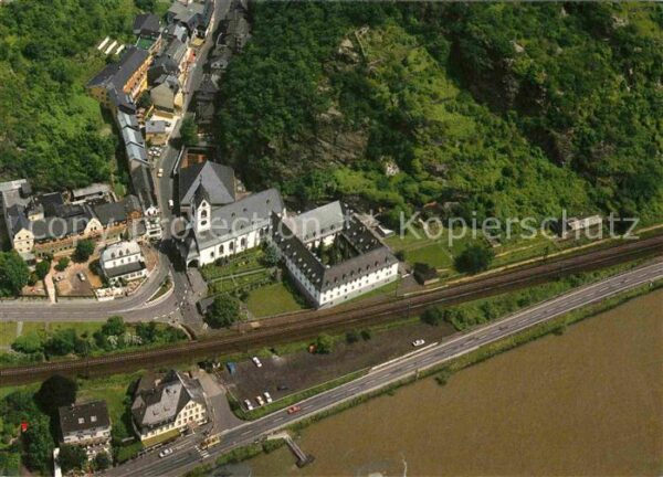 Kamp-Bornhofen Wallfahrtskloster Fliegeraufnahme