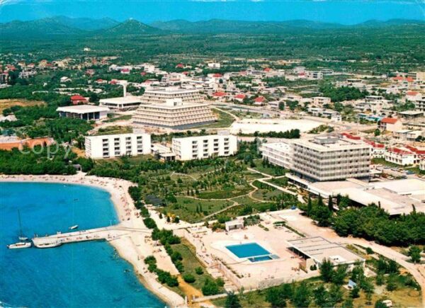 Vodice Hoteli Fliegeraufnahme