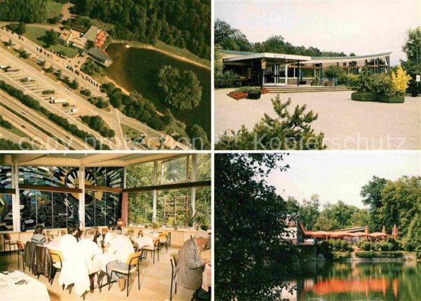 Mahlberg Baden Autobahn Raststätte am See