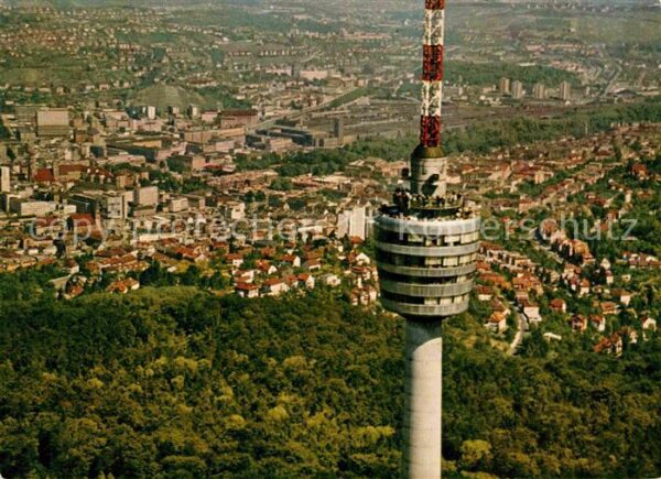 Stuttgart Fliegeraufnahme mit Fernsehturm