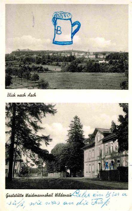 Asch As Czechia Gaststätte Waidmannsheil Wildenau