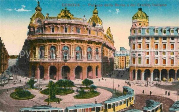 Genova Genua Liguria Palazzo della Borsa Credito Italiano