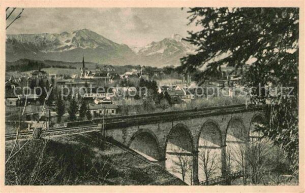 Traunstein Oberbayern Brücke