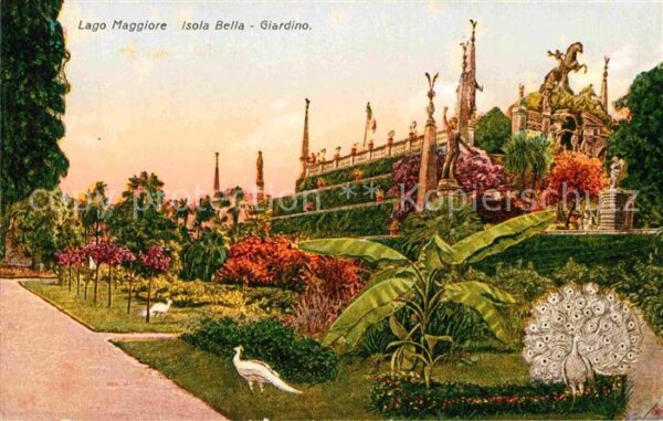 Isola Bella Lago Maggiore Giardino