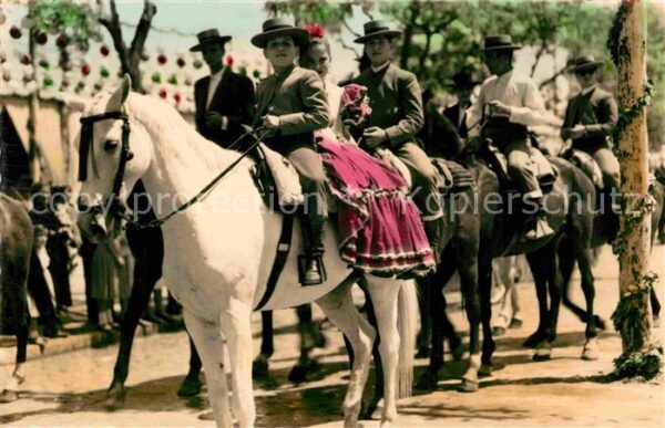 Sevilla Andalucia Ninos en el Desfile