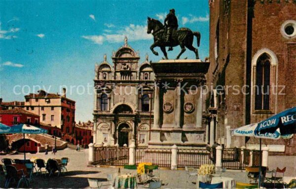 Venezia Venedig Monumento al Colleoni
