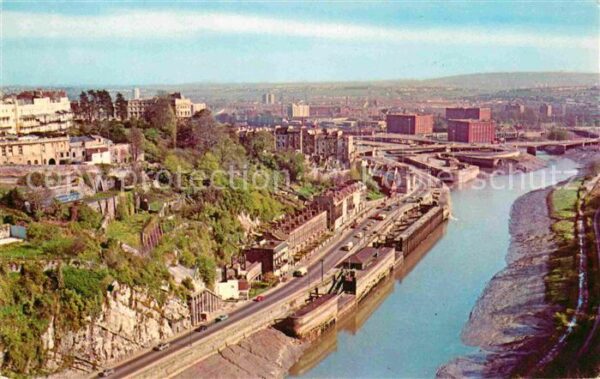 Bristol UK View from the Clifton Suspension Bridge
