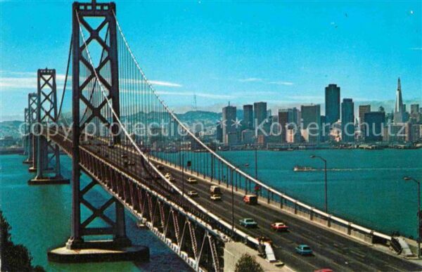 San Francisco California Oakland bay Bridge