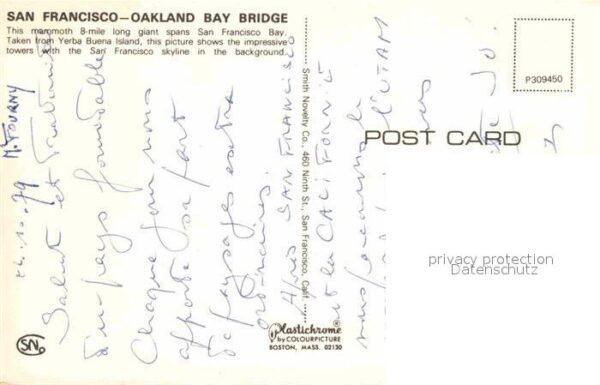 San Francisco California Oakland bay Bridge – Bild 2