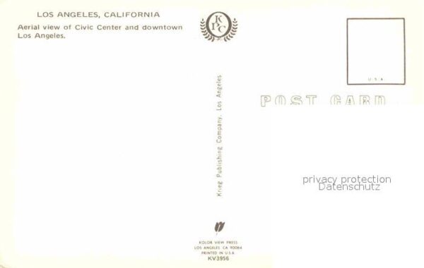 Los Angeles California Fliegeraufnahme Civic Center – Bild 2