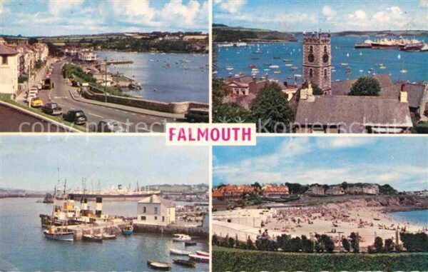 Falmouth Cornwall Church Harbour