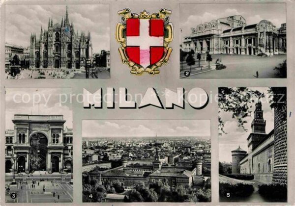 Milano Duomo Stazione Galleria Castello Sforze
