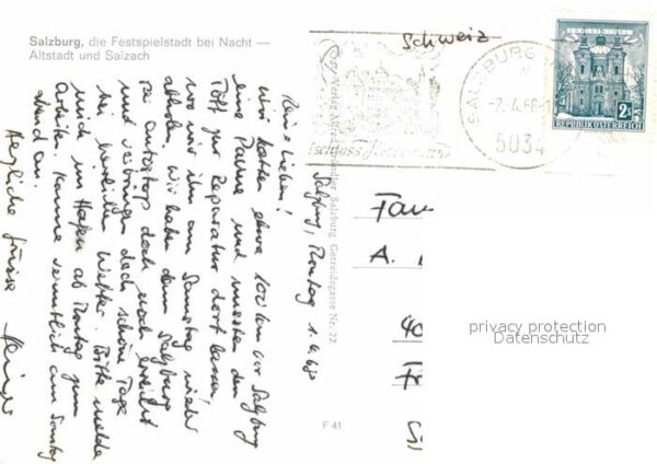 Salzburg Oesterreich Salzach – Bild 2