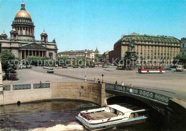 St Petersburg Leningrad Isaak Platz