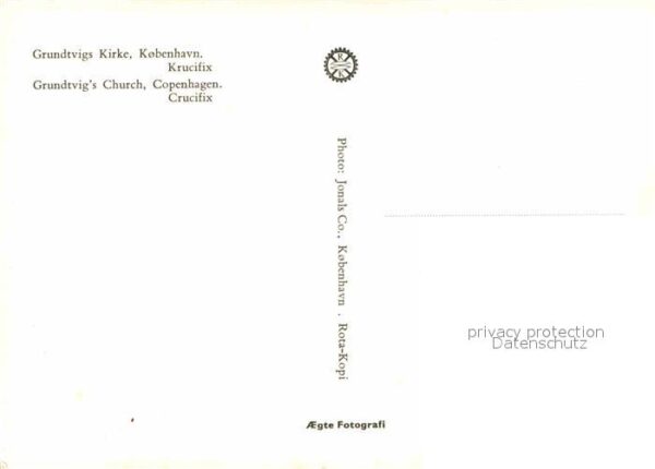Kobenhavn Grundtvigs Kirke Krucifix – Bild 2