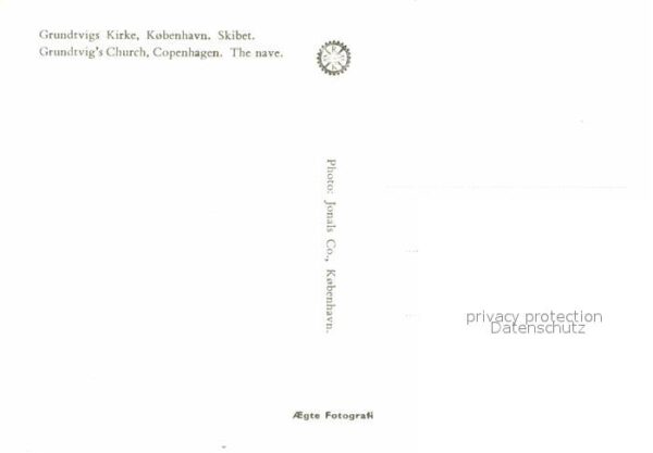 Kobenhavn Grundtvigs Kirke Skibet – Bild 2
