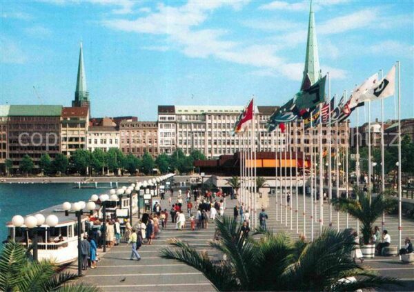 Hamburg Alterschiffsanleger Jungfernstieg