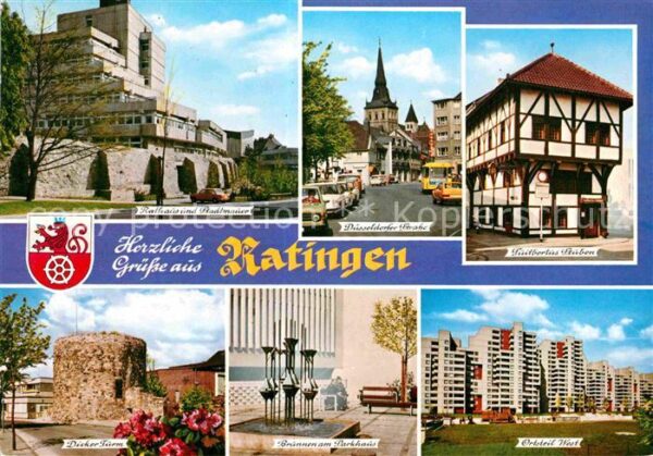 Ratingen Rathaus Stadtmauer Dicker Turm Düsseldo