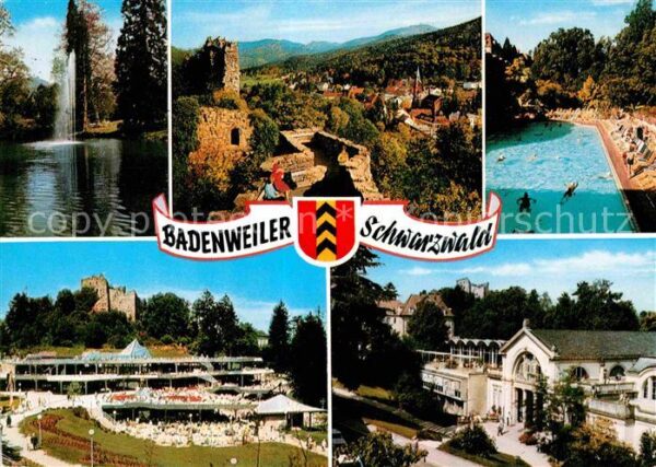 Badenweiler Thermalbad Brunnen Schlossruine