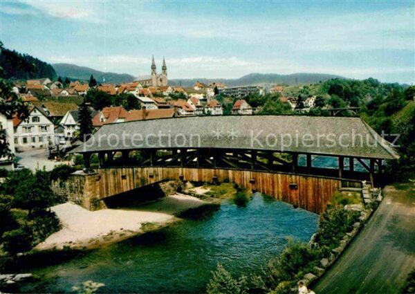 Forbach Baden Alte Holzbrücke