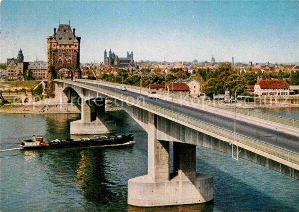 Worms Rhein Nibelungenbrücke