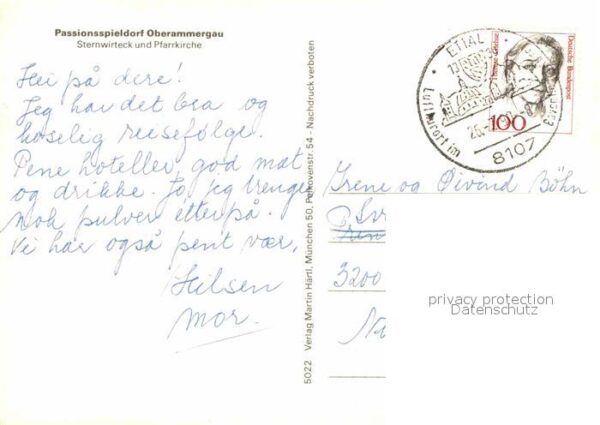 Oberammergau Sternwirteck Pfarrkirche – Bild 2