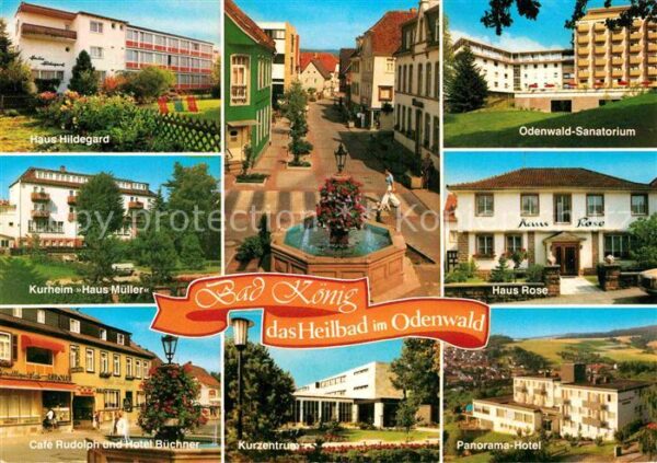 Bad Koenig Odenwald Odenwald-Sanatorium Cafe Rudolph Büchne