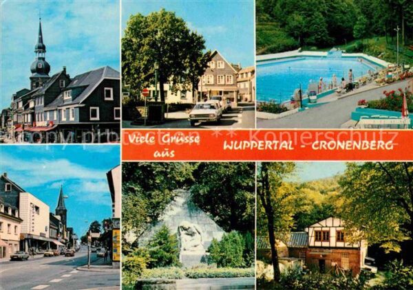 Cronenberg Wuppertal Schwimmbad Denkmal Strassenansicht