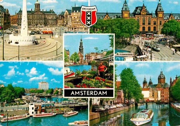 Amsterdam Niederlande Teilansichten