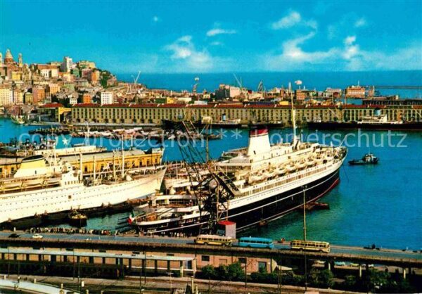 Genova Genua Liguria Transatlantici in porto