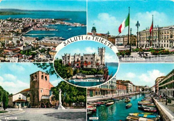 Trieste Castello di Miramare Piazza Unita Itali