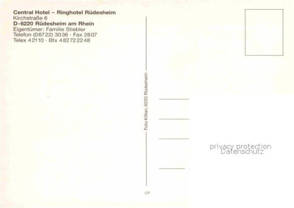 Ruedesheim Rhein Central Hotel – Bild 2