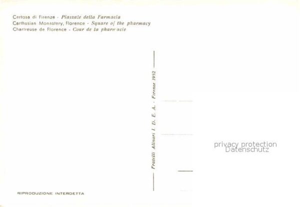Firenze Florenz Piazzale della Farmacia – Bild 2