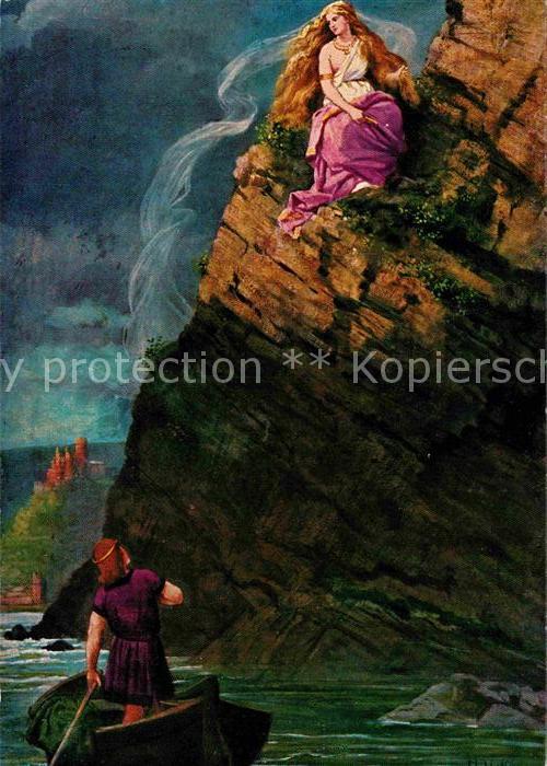 Loreley Lorelei Künstlerkarte
