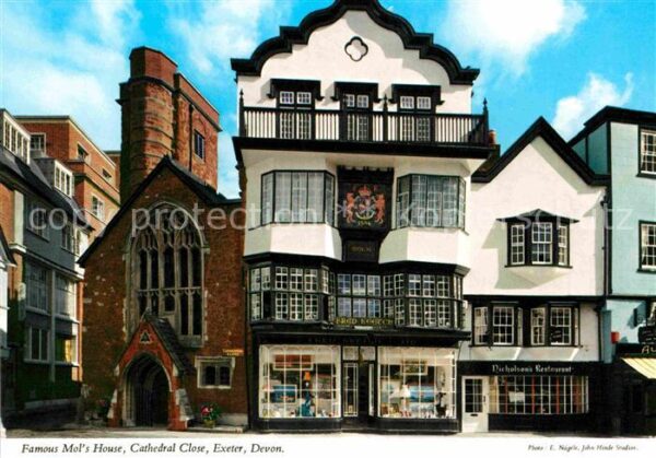 Exeter Famous Mols House Cathedral Close