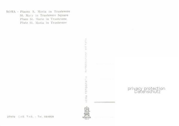 Roma Rom Piazza S. Maria Trastevere – Bild 2