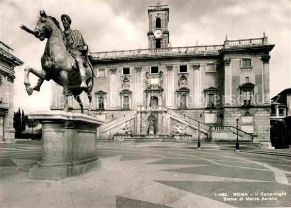 Roma Rom Campidoglio Statua di Marco Aurelio