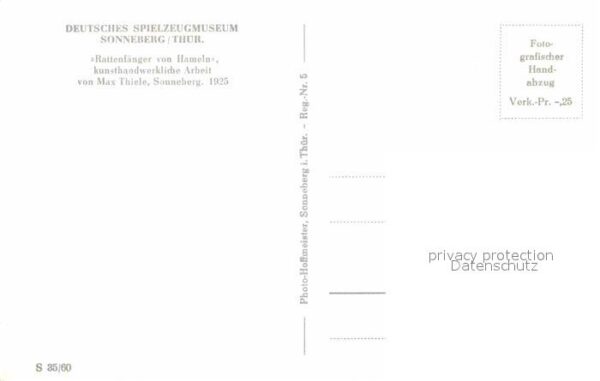 Spielzeug Rattenfänger von Hameln Spielzeugmuseum – Bild 2
