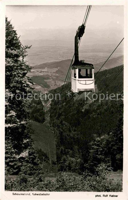 Foto Kellner Rolf Nr. 6716 Seilbahn Schauinsland