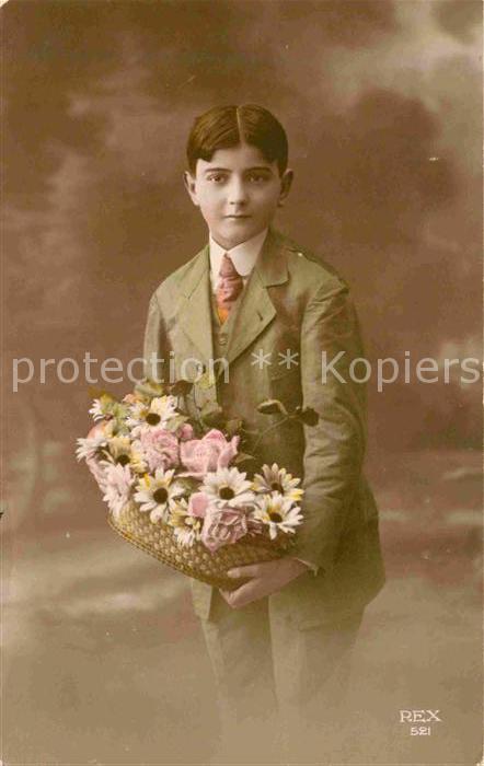 Foto REX Nr. 521 Junge Blumen Anzug