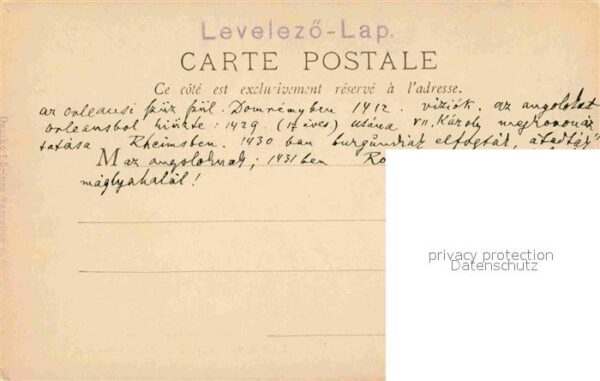Skulpturen Jeanne d_Arc a Domremy H. Chapu – Bild 2