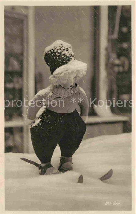 Puppe Doll Poupee Kinderspielzeug Ski-Boy