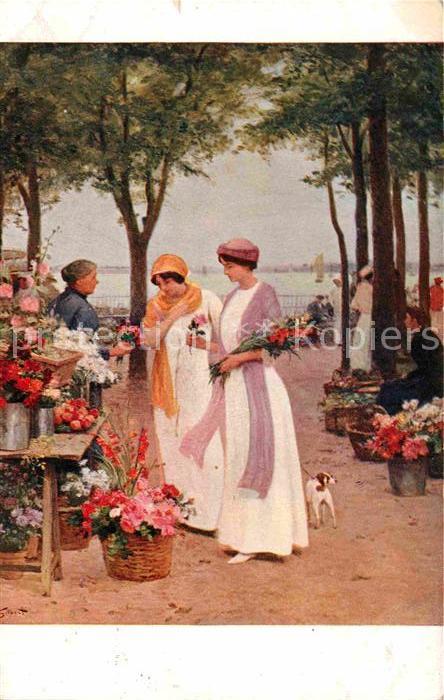 Verlag Salon de Paris Nr. 126 V. Gilbert Dernieres roses